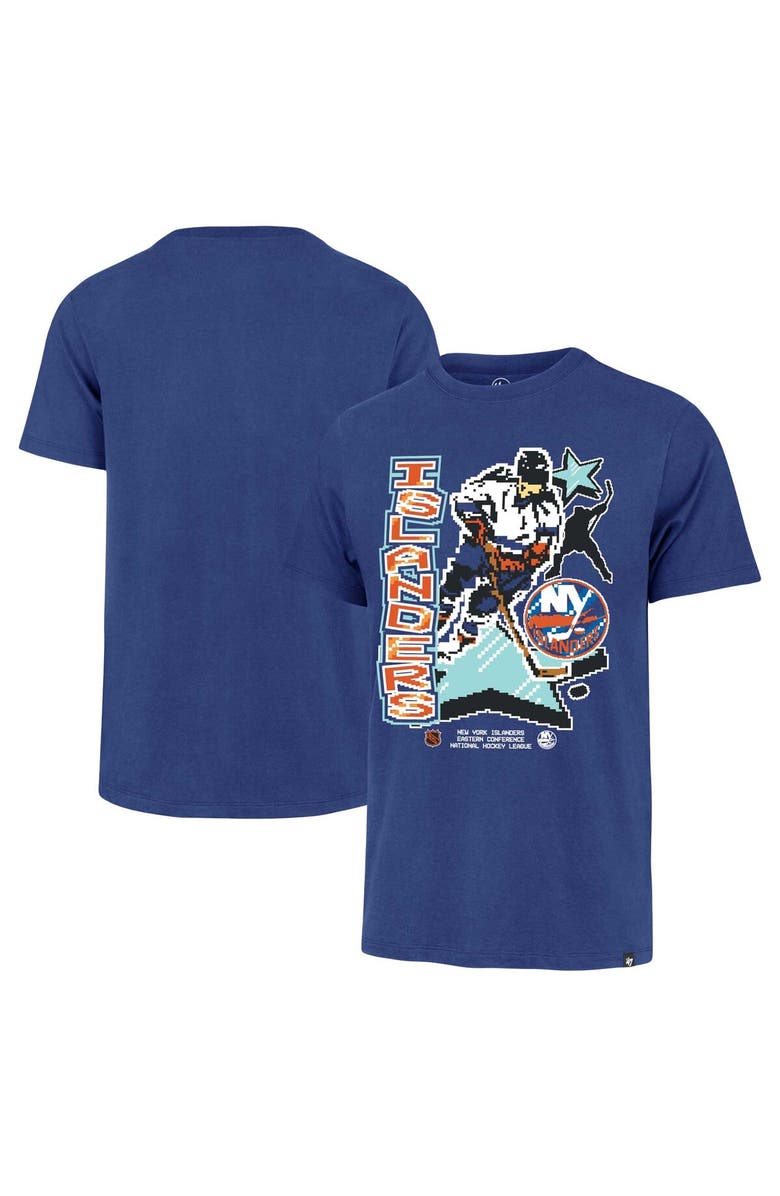 '47 Men's '47 Royal New York Islanders Lamp Lighter Franklin T-Shirt, Main, color, Royal