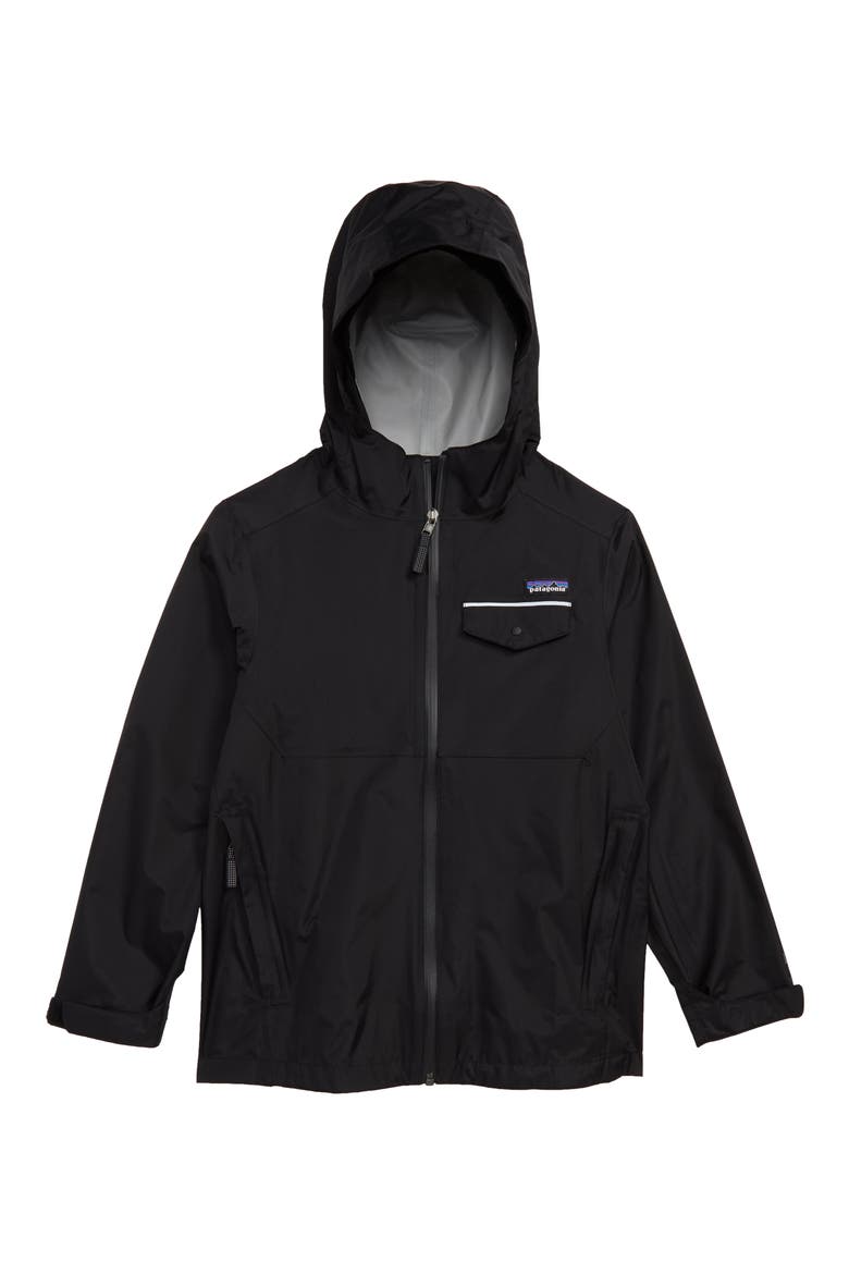 Torrentshell Hooded Rain Jacket, Main, color, BLACK