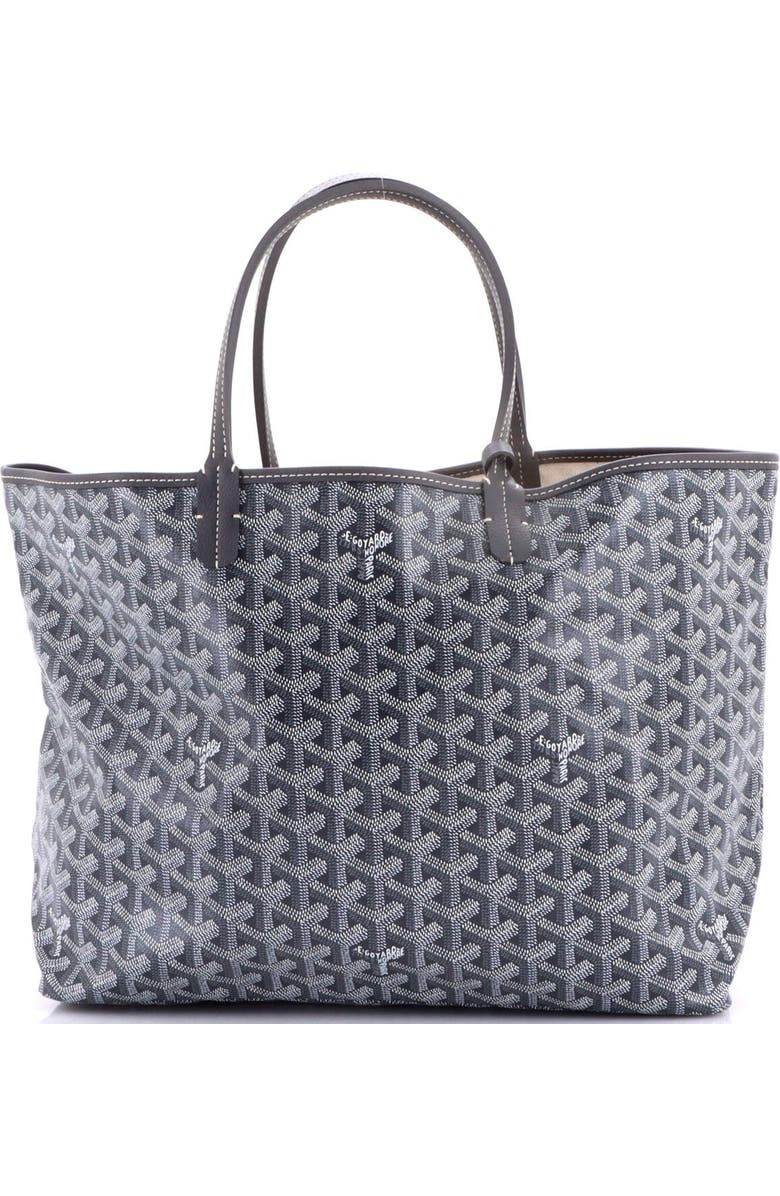 Pre-Owned Goyard Saint Louis Tote Coated Canvas PM, Alternate, color, Gray