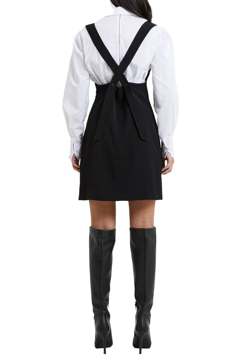 Harry Suiting A-Line Dress, Alternate, color, 01-BLACKOUT