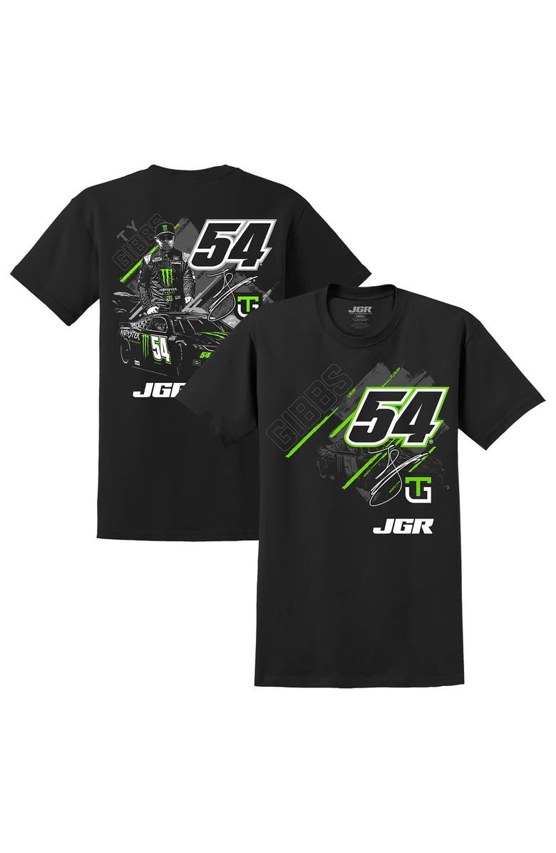 JOE GIBBS RACING TEAM COLLECTION Men's Joe Gibbs Racing Team Collection Black Ty Gibbs Monster Energy Car T-Shirt, Main, color, Black