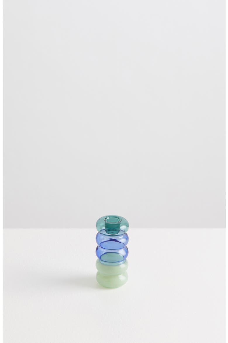 Petite Pauline Candle Holder, Alternate, color, TEAL/ AZURE/ MINT