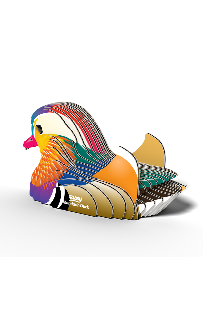 Eugy Puzzles Mandarin Duck 3D Puzzle, Alternate, color, NO COLOR