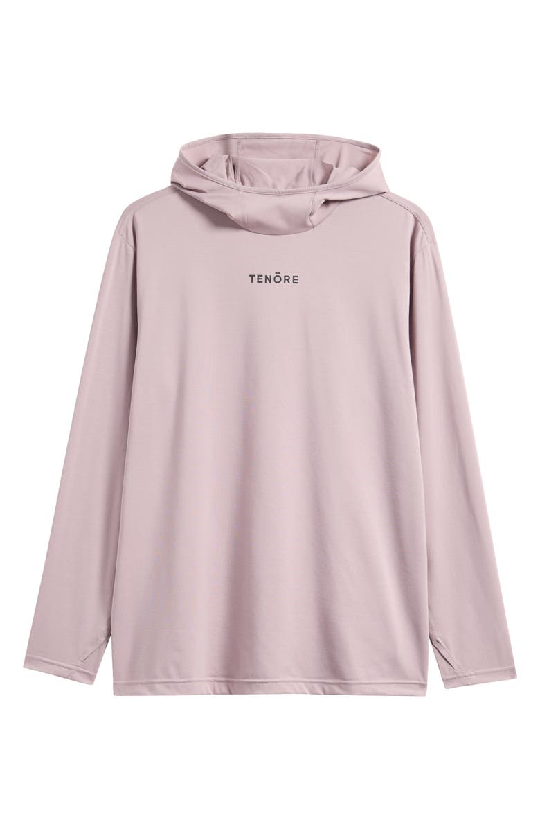 TENŌRE Logo Graphic Hooded T-Shirt, Main, color, Zinc