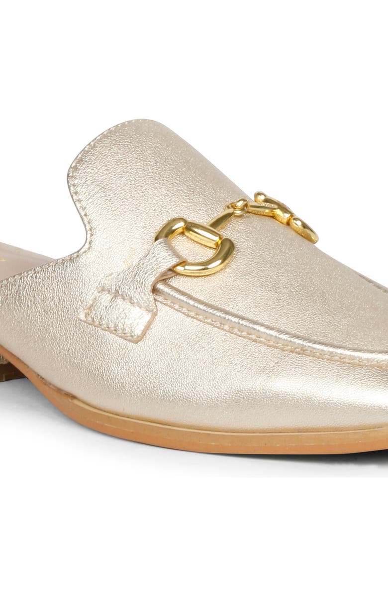 SAINT G Savannah Bit Loafer Mule, Alternate, color, Gold