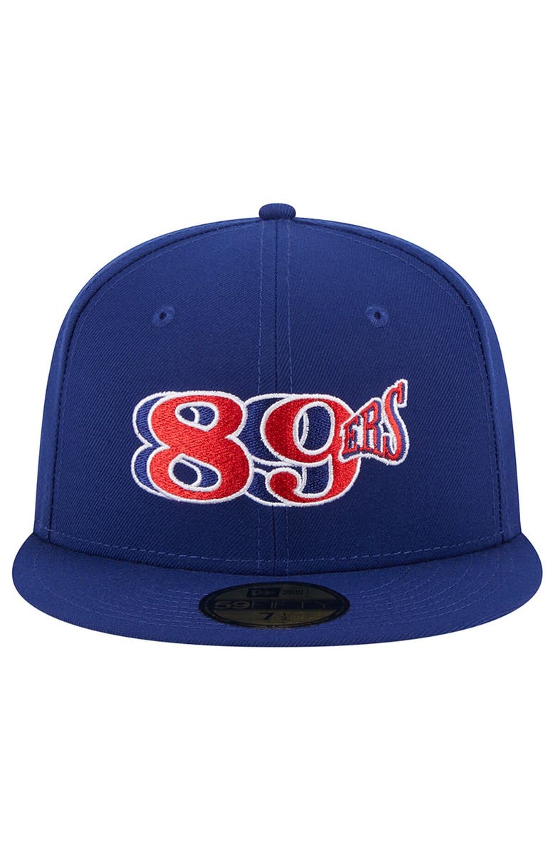 New Era Men's New Era Navy Oklahoma City Dodgers Theme Nights Oklahoma City 89ers 59FIFTY Fitted Hat, Alternate, color,