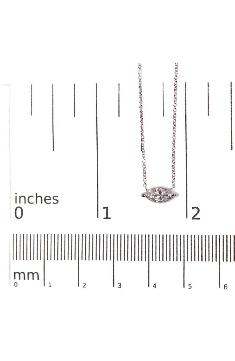 Haus of Brilliance 14K White Gold 1/2 Cttw Marquise Lab-Grown Diamond Solitaire Pendant Necklace, Alternate, color, White
