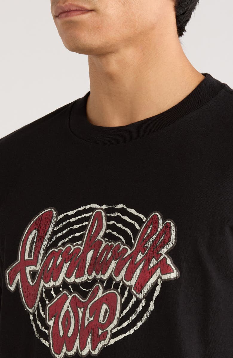 Carhartt Work In Progress Chedda Short Sleeve Graphic T-Shirt, Alternate, color, Black Heavy Stone Wash