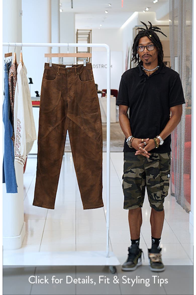 Kelvina Faux Leather Pants video