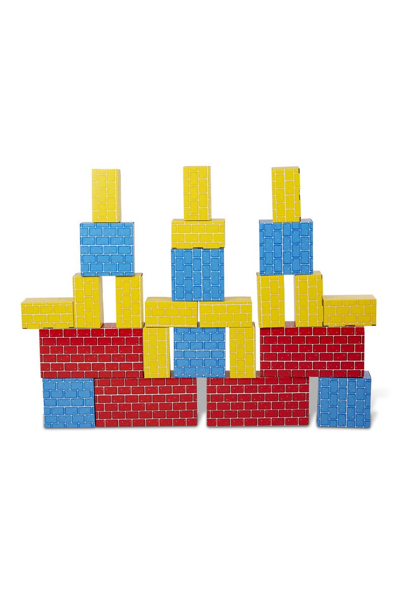 40-Piece Deluxe Jumbo Cardboard Blocks, Alternate, color, 000
