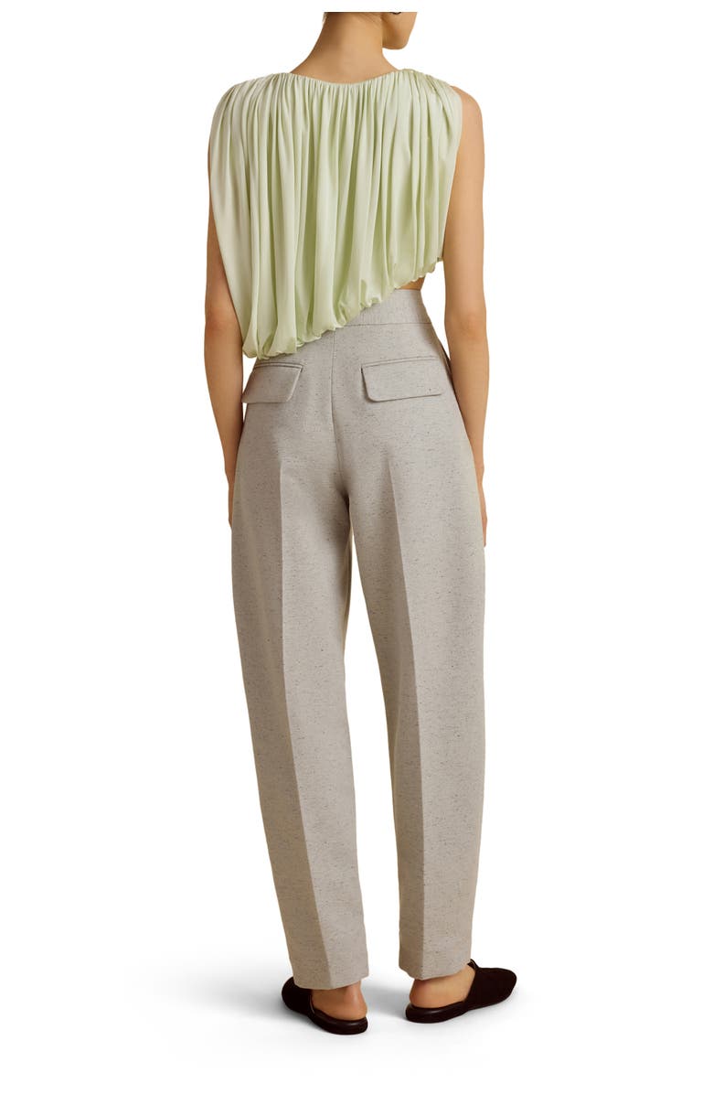 Marina Moscone Gathered Draped Top, Alternate, color, Hemlock