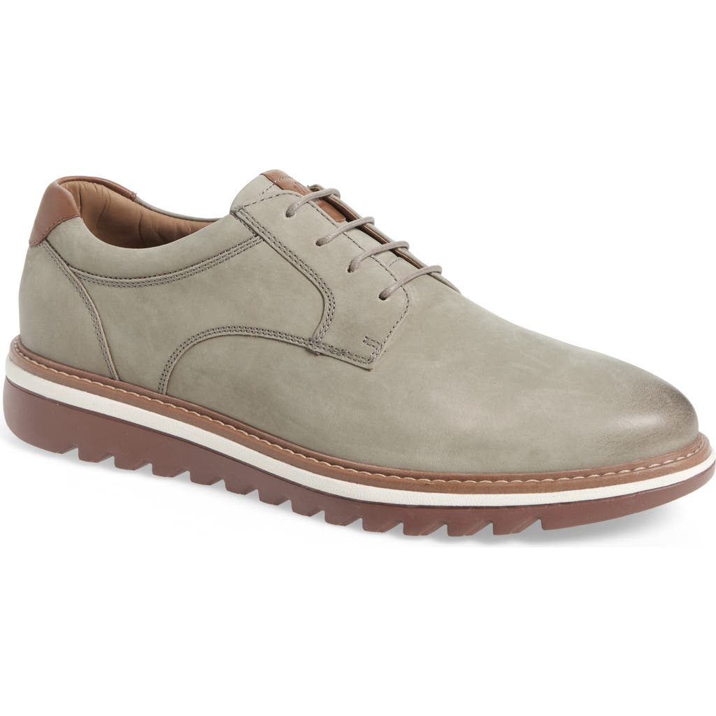 Johnston & Murphy Braydon Plain Toe Derby In Grey