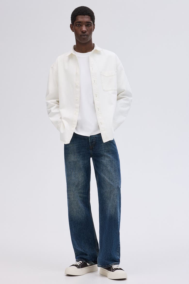 Loose Straight Jeans, Main, color, Denim blue