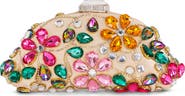 BADGLEY MISCHKA Jem Crystal Floral Clutch