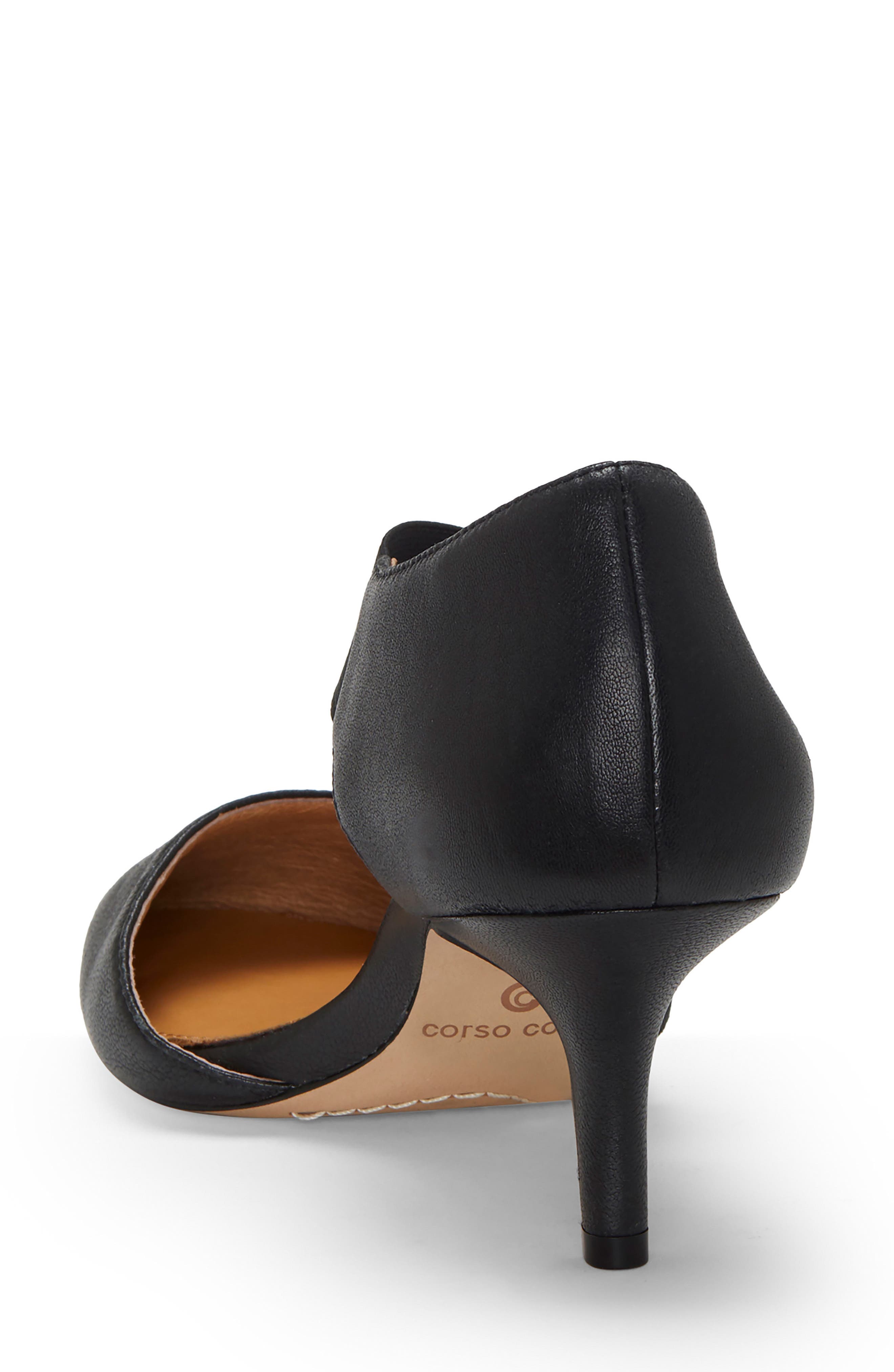 Denice Pump, Alternate, color, BLACK LEATHER
