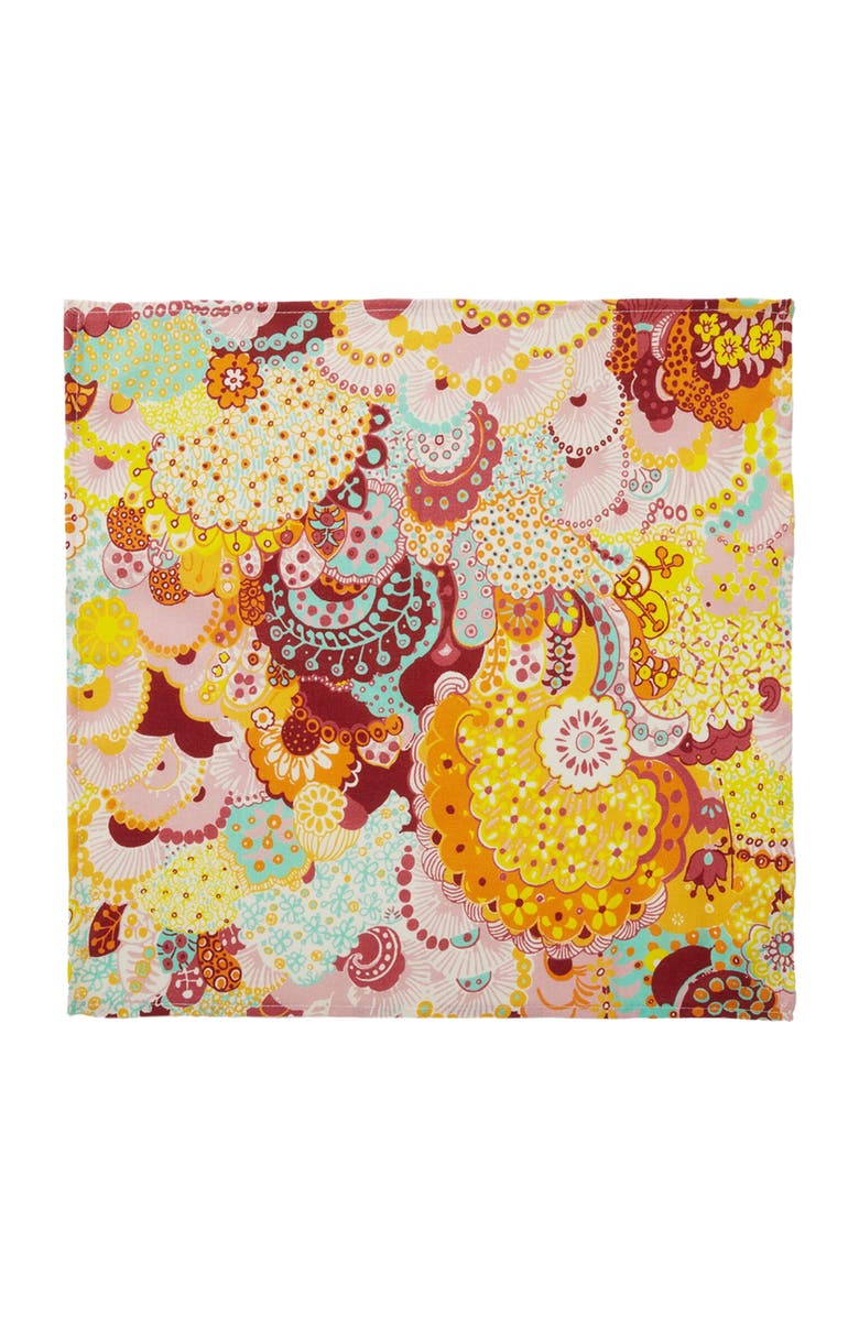 La DoubleJ Large Napkins Set Of 2 (45X45) Holi Pink, Alternate, color, Holi Pink