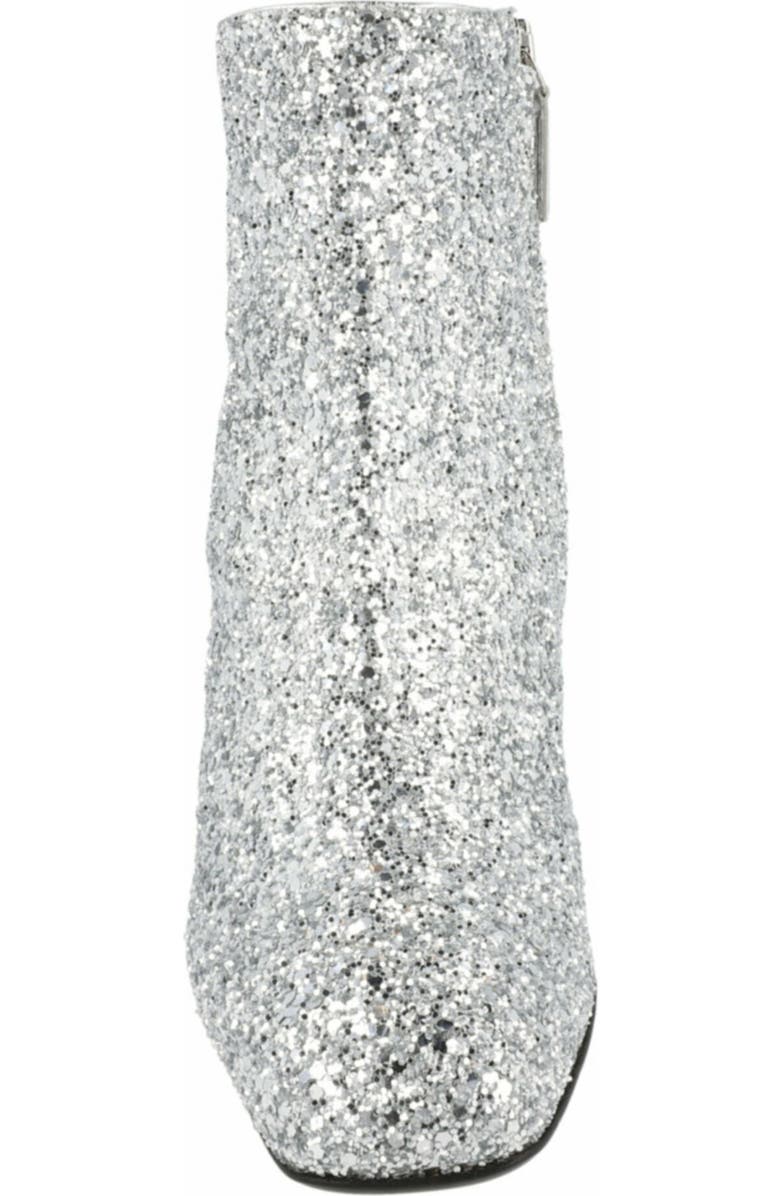 FERRAGAMO Sal 85 Glitter Ankle Boot, Alternate, color, Silver