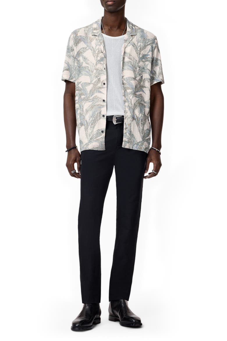 Conant Desert Flower Camp Shirt, Alternate, color, ECRU