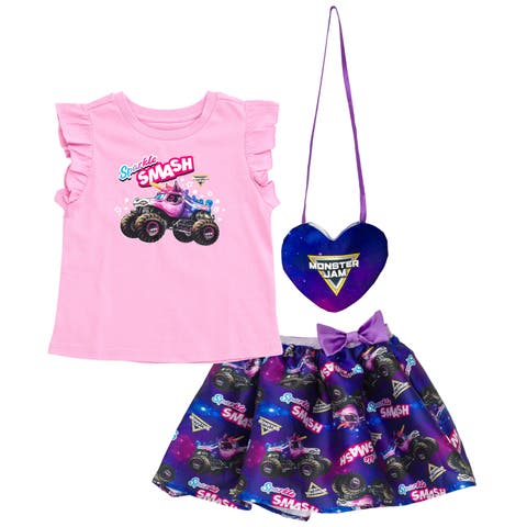 Sparkle Smash Tank Top Skirt & Bag Set (Toddler, Little Kid & Big Kid)