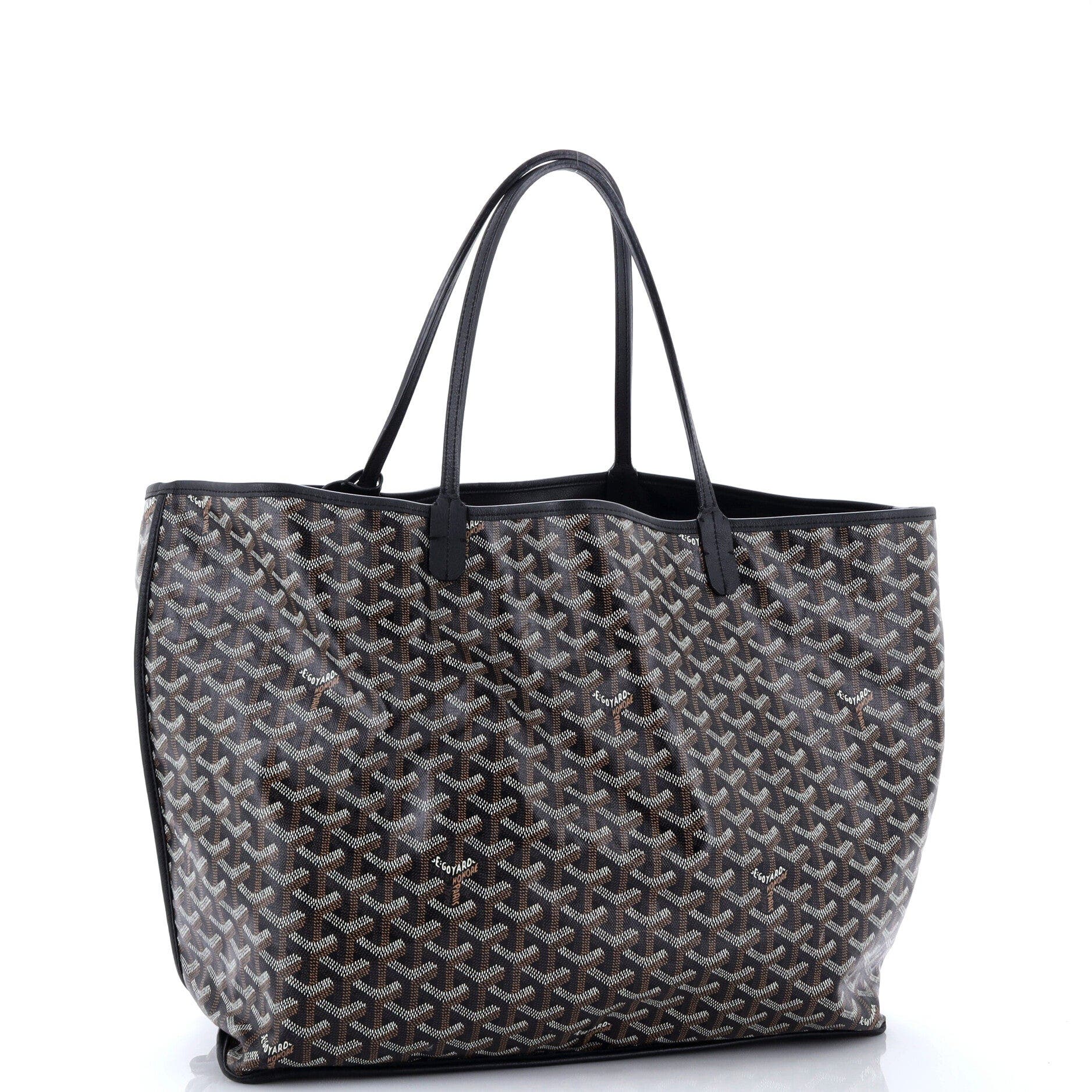 Anjou Reversible Tote Coated Canvas GM, Alternate, color, Black