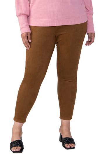Sanctuary Runway Leggings In Brown