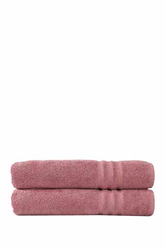 Linum Home Textiles Denzi Bath Towels - Set of 2 - Tea Rose
