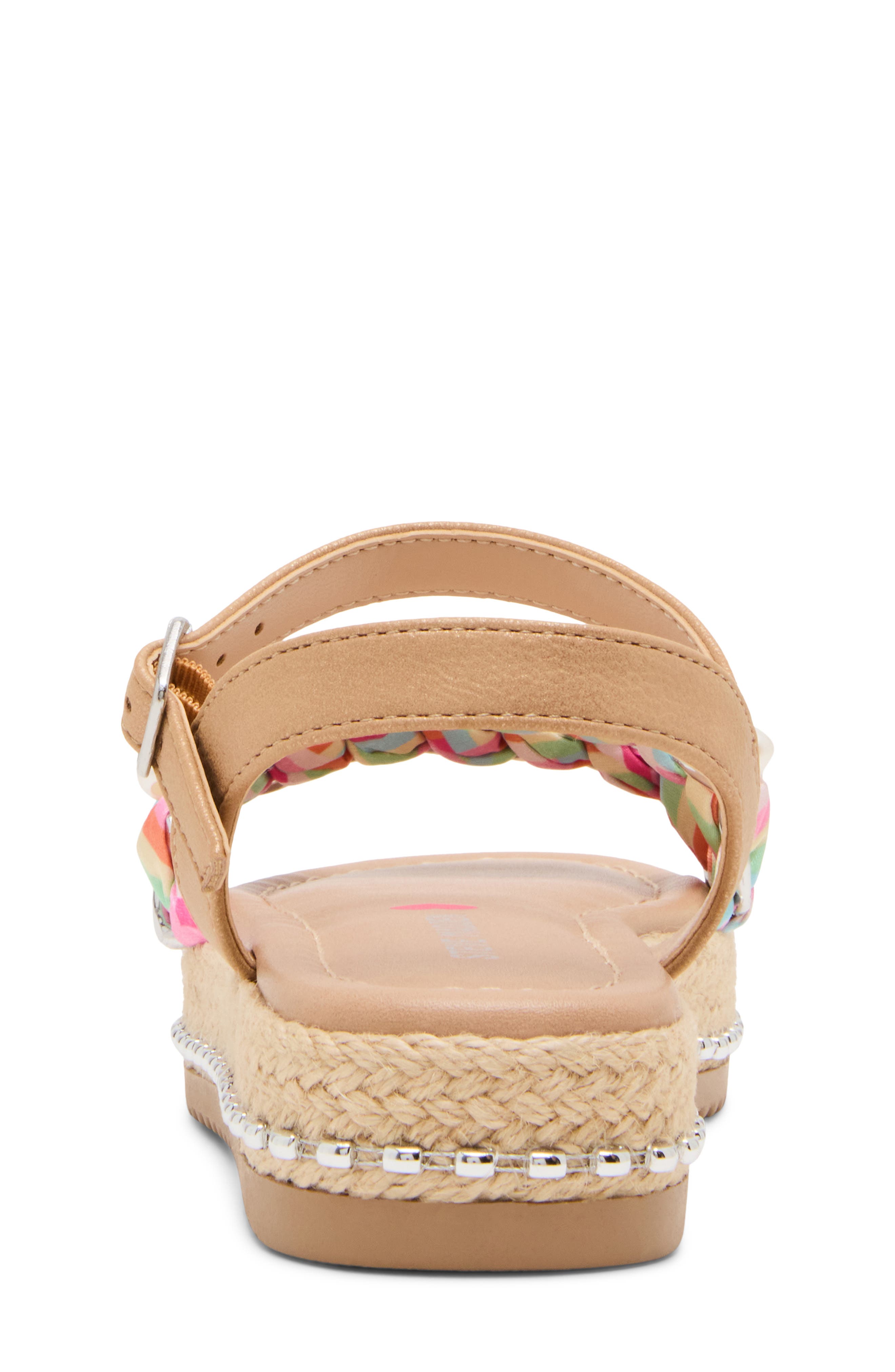 Steve Madden Kids' Jgizmo Platform Sandal, Alternate, color, Pink/ Green Multi