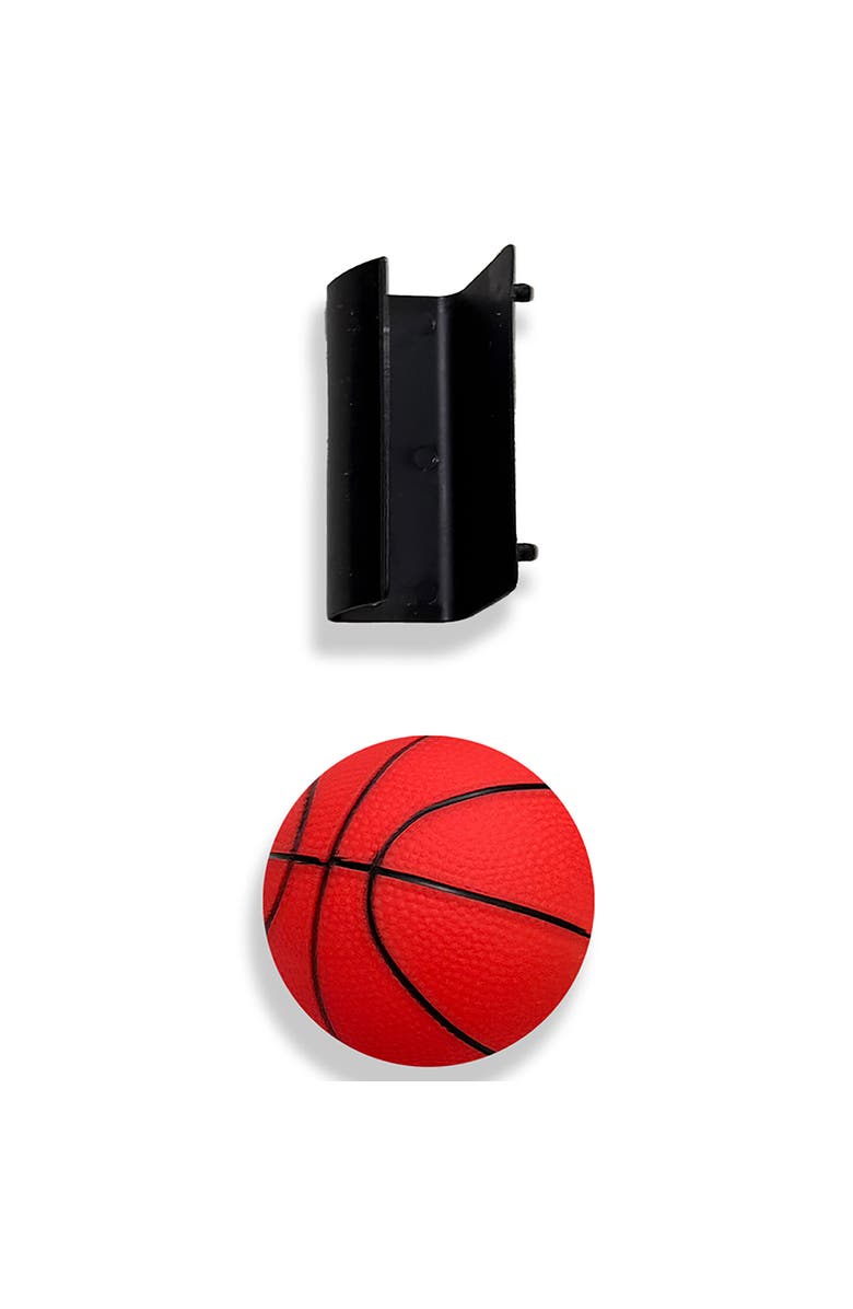 Anywhere Sports Hot Shot Basketball Hoop | 6" Foam Ball & Overdoor Backboard, Alternate, color, 