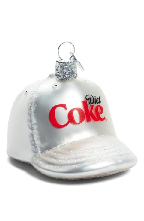 Diet Coke Baseball Cap Christmas Ornament