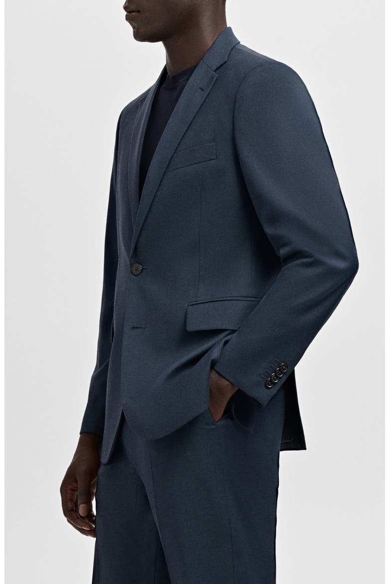 London Regular Fit Navy Blazer, Alternate, color, NAVY