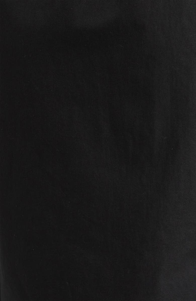 Universal Standard Derjon Double Breasted Trench Coat, Alternate, color, Black