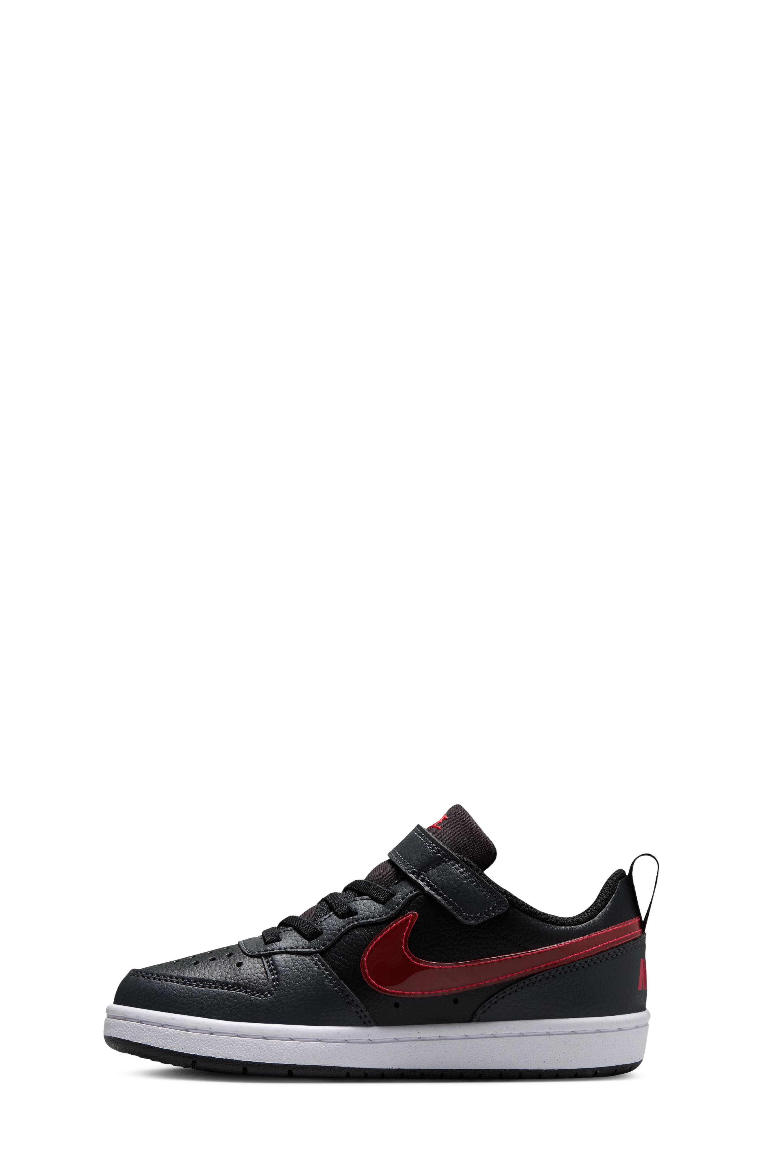 Kids' Court Borough Low Sneaker, Alternate, color, BLACK/ RED/ ANTHRACITE/ WHITE