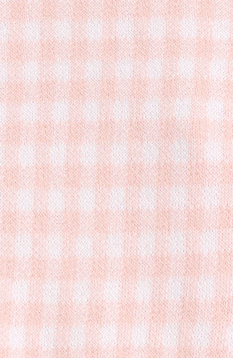 Nordstrom Short Sleeve Sweater & Leggings Set, Alternate, color, Pink Gingham- Pink