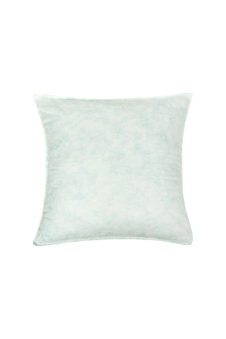 Shaleena Sea Glass Euro Pillow Sham, Main, color, Green