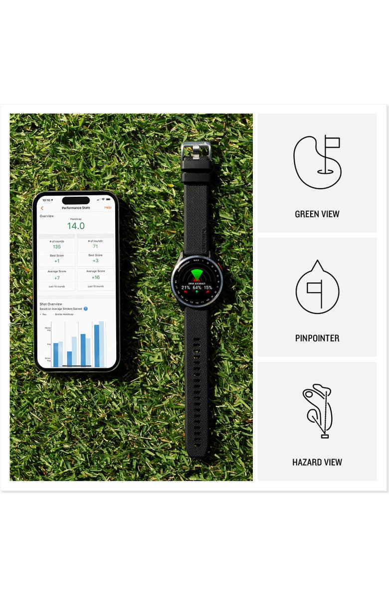 Garmin Approach S44 Golf GPS Smartwatch, Alternate, color, Silver