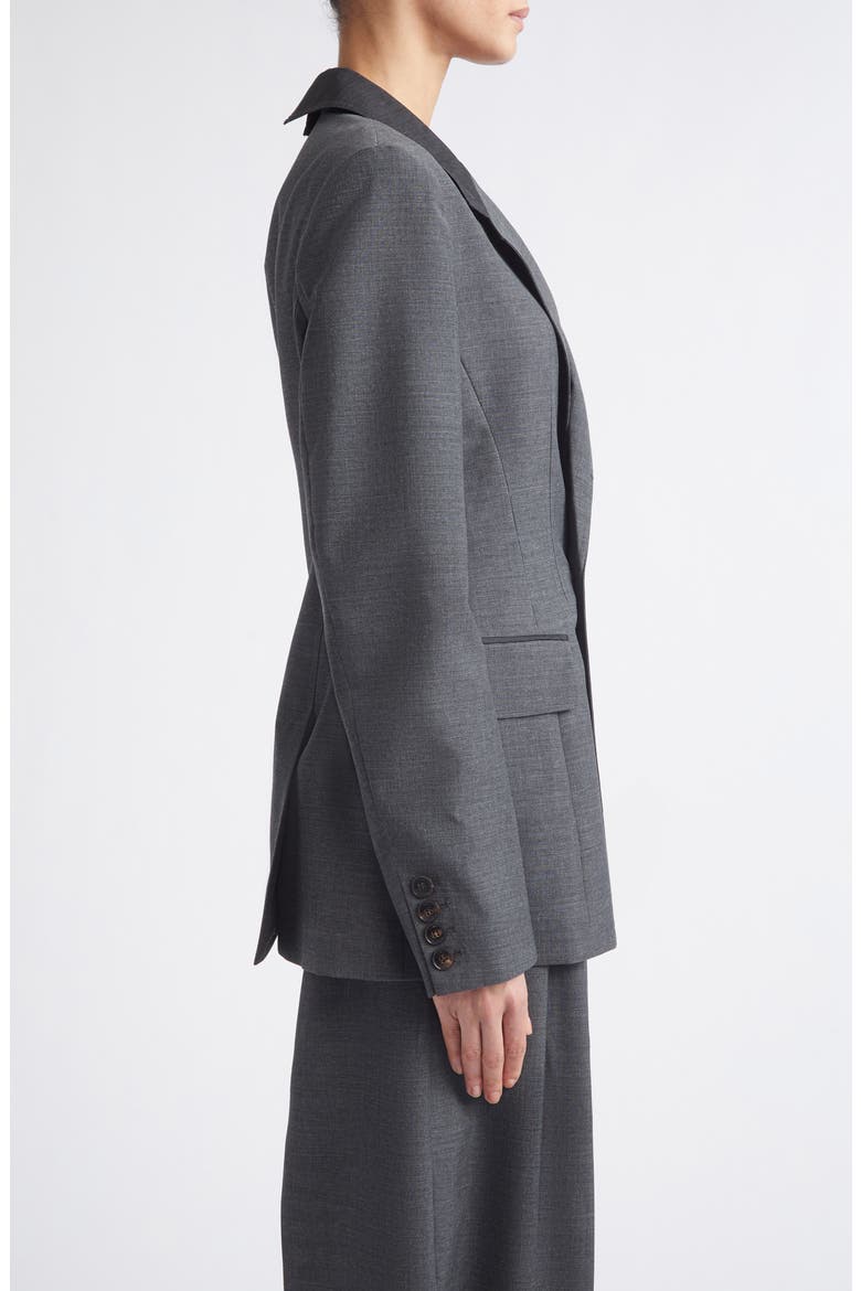 Tropical Wool Bar Jacket, Alternate, color, LIGHT CHARCOAL