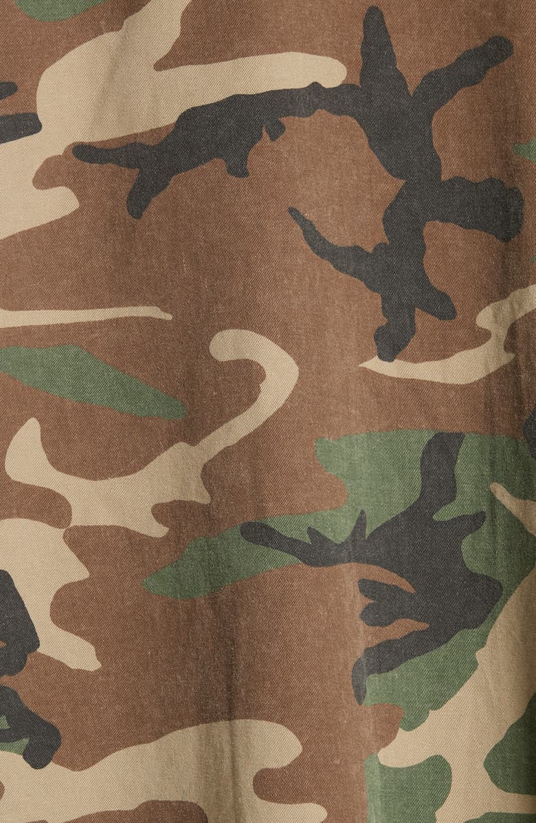 R13 Camo Abu Jacket with Long Hoodie, Alternate, color, 