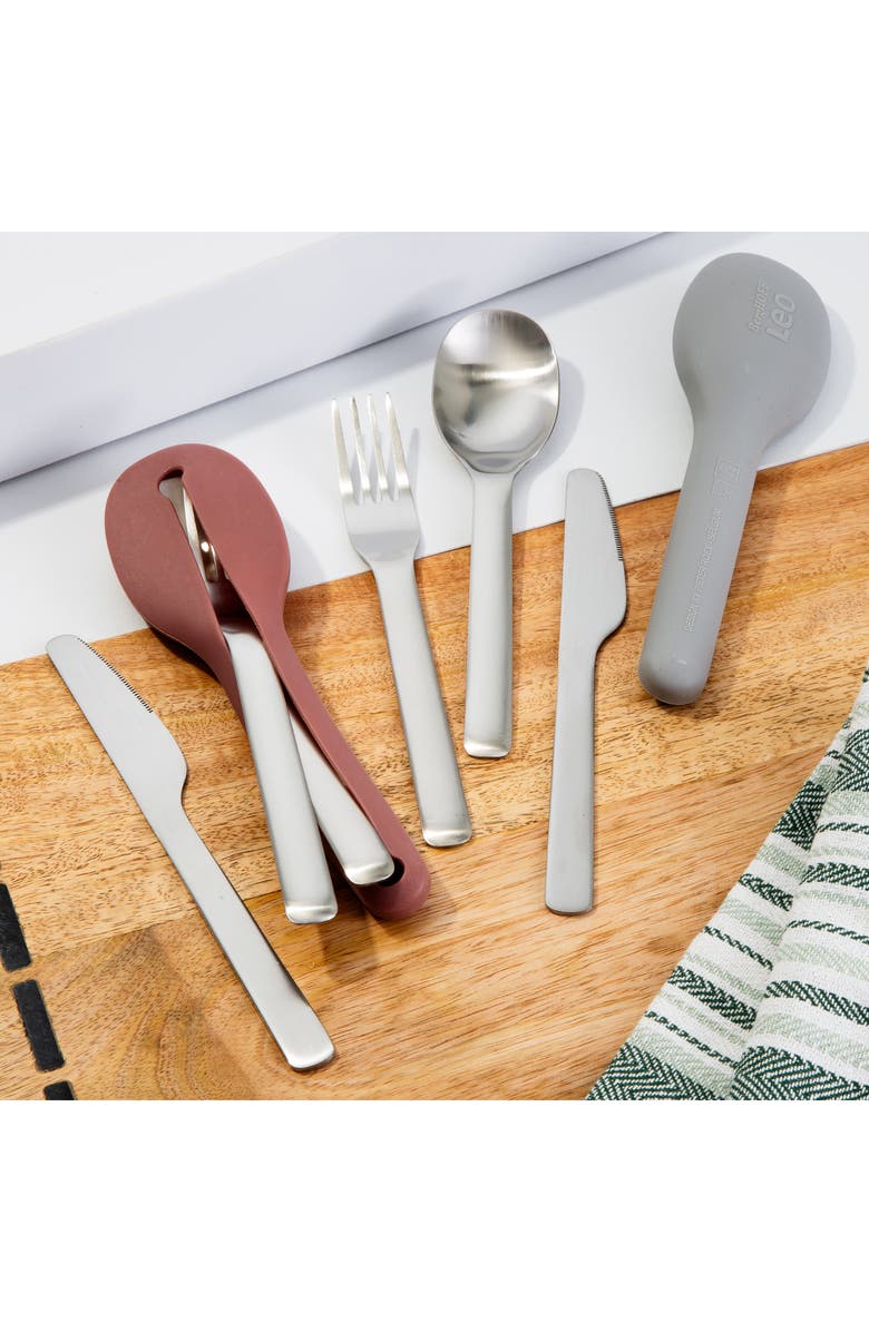 BergHOFF Leo 8-Piece Travel Flatware Set, Alternate, color, Multicolor