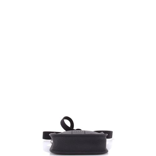 Pre-owned Hermes Hermes Evelyne Bag Gen Iii Clemence Tpm In Black
