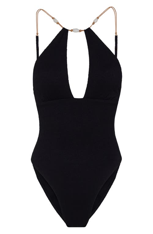Vix Paula Hermanny Firenze Ney Textured One-piece Swimsuit