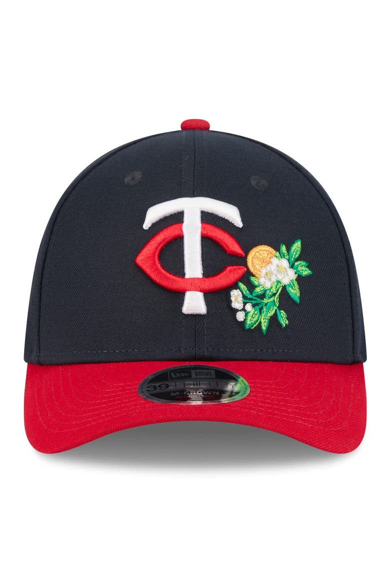 Men's New Era  Navy/Red Minnesota Twins 2026 Spring Training M-Crown 39THIRTY Flex Hat, Alternate, color, Navy