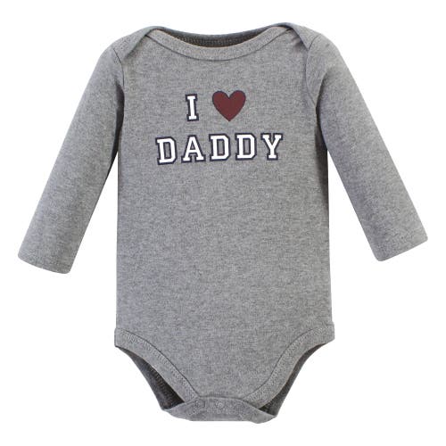 Hudson Baby Five-piece Collection Of Long-sleeve Cotton Bodysuits In Multi