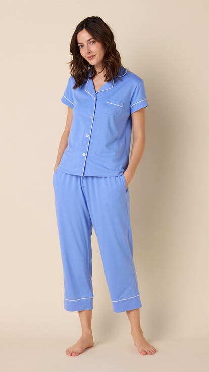 Pima Knit Capri Set