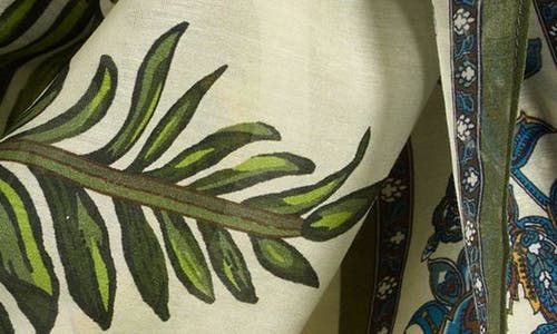 Echo Palma Paradisi Silk Square Scarf In Natural