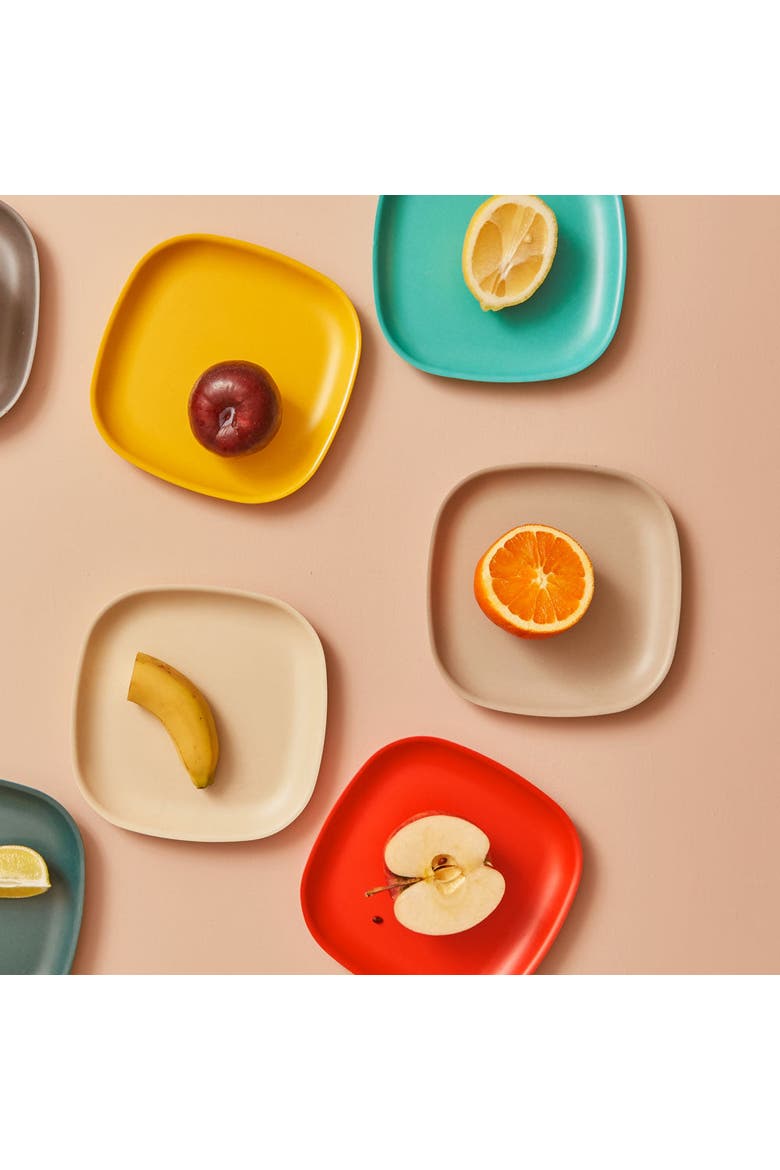 Square Side Plate, Alternate, color, Lemon