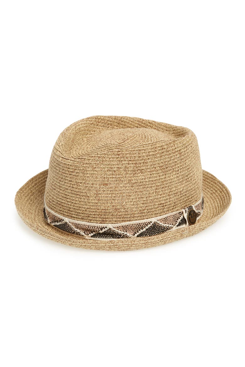 Albuquerque Straw Hat, Main, color, BROWN