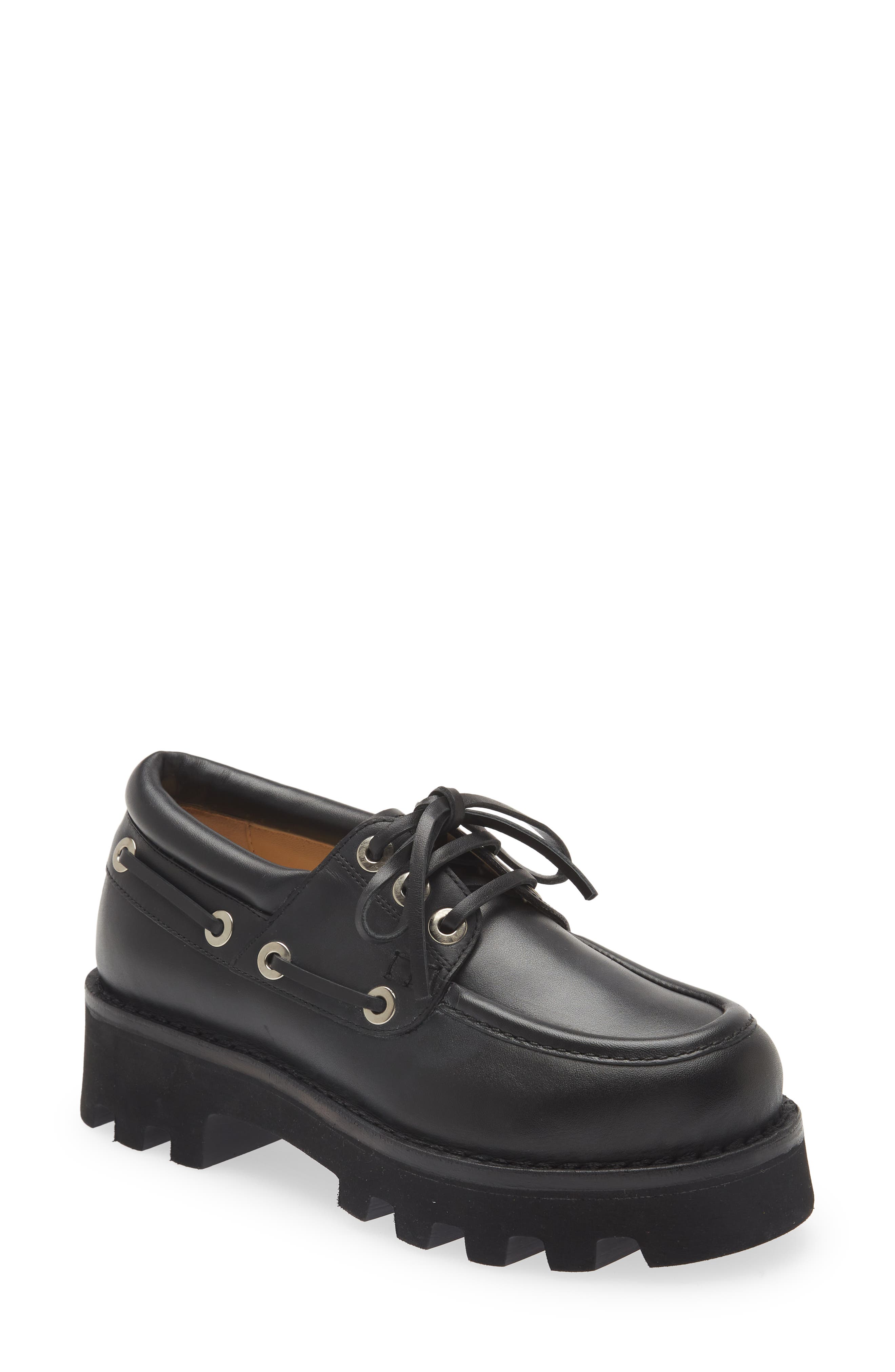 Proenza Schouler Lug Sole Boat Shoe, Main, color, 