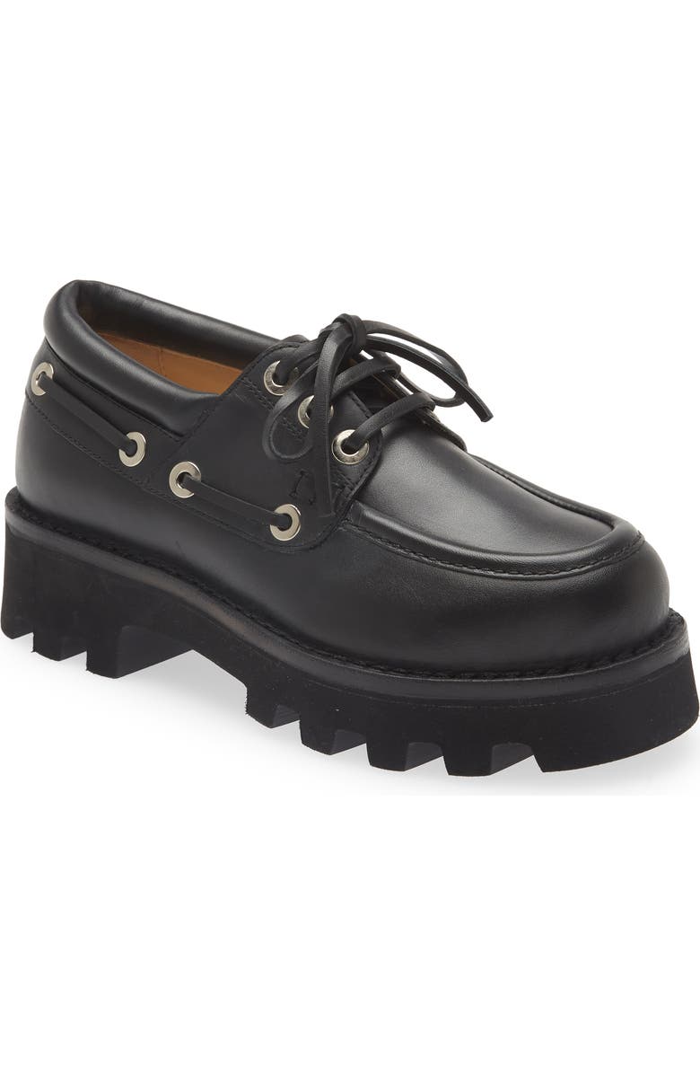 Proenza Schouler Lug Sole Boat Shoe, Main, color,