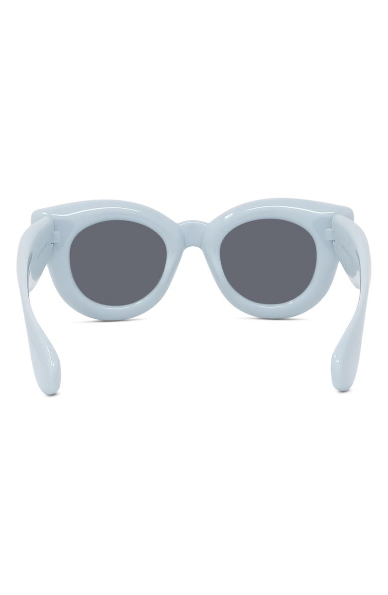 Loewe Inflated Pantos 46mm Small Round Sunglasses, Alternate, color, 