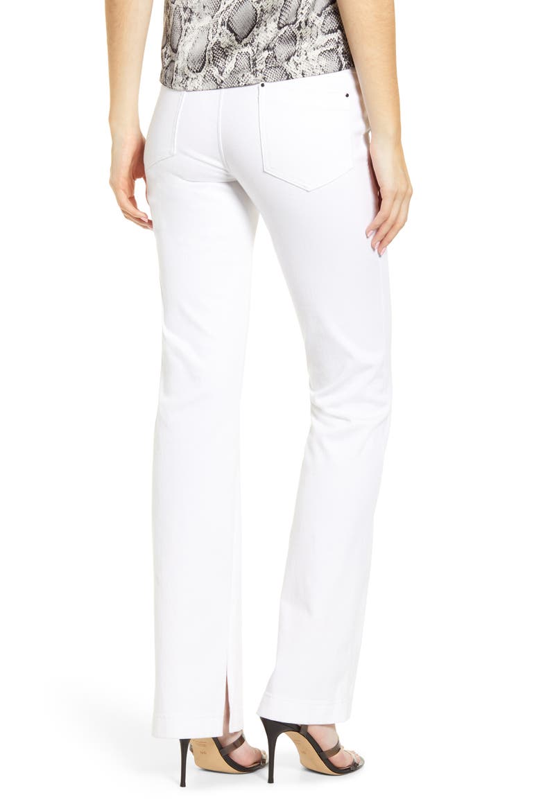 Lyssé Fashion Baby Boot Denim Leggings, Alternate, color, WHITE